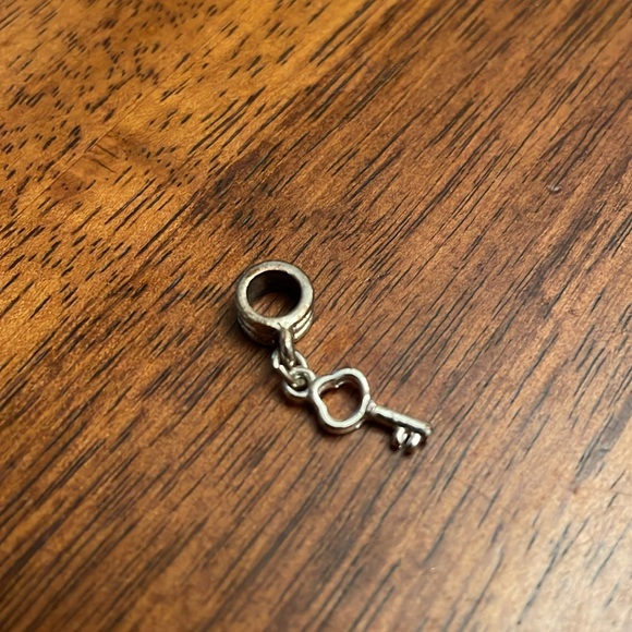 🔑 Slide-on Key Silver Charm - Picture 1 of 5